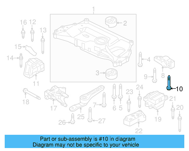 Mount Bolt N-910-398-02 - View 8