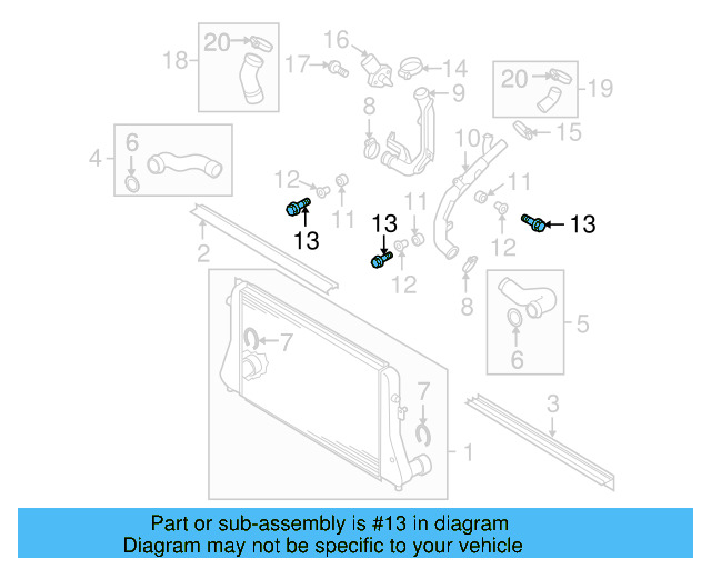 Pressure Pipe Bolt N-908-981-02 - View 10