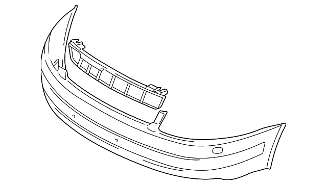 Bumper Cover (Unpainted) 3b0807217gru - View 6