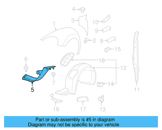 Fender Mtg Bkt 5C5-821-135 - View 2