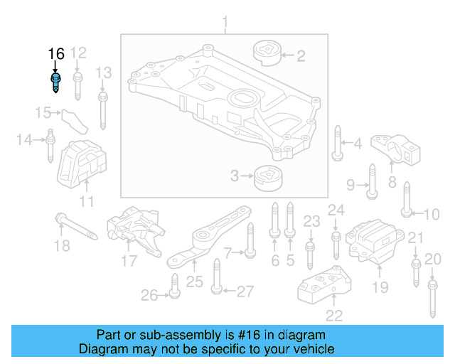 Support Bracket Bolt N-019-502-13 - View 67