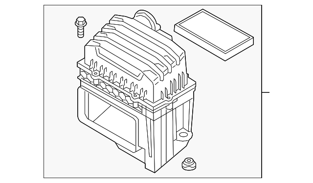 Air Cleaner Assembly 3QF-129-607-E - View 6
