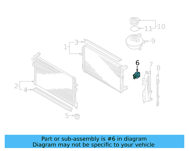 Radiator Bracket 5Q0-121-367-F - View 8