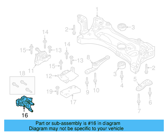 Support Bracket 06J-199-207-P - View 29