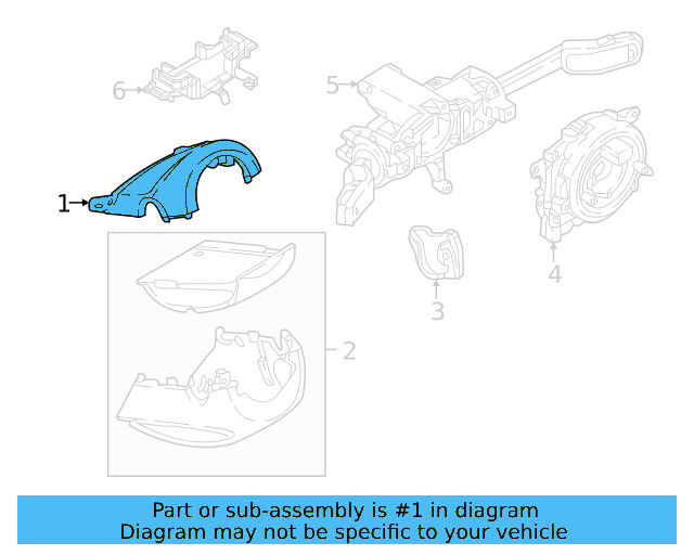 Upper Column Cover 5NN-858-560-82V - View 7