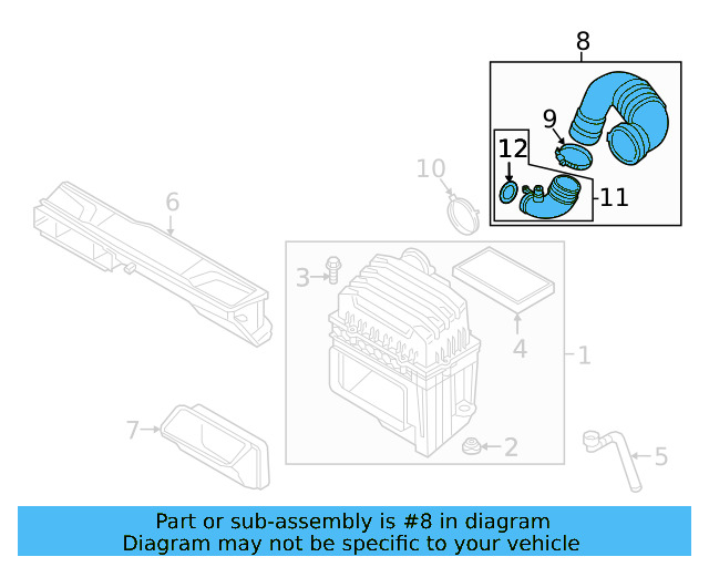 Air Inlet 3QF-129-254-A - View 5