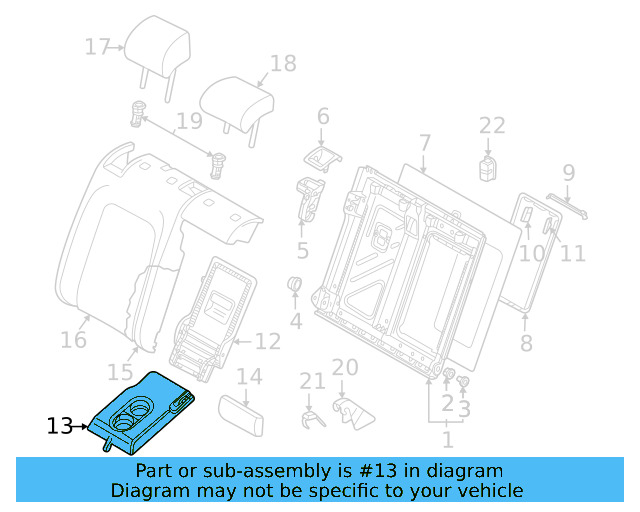 Armrest 5H0-885-081-D-WHQ - View 3
