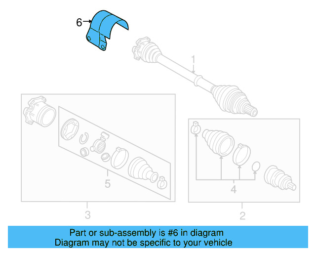 Cv Joint Splash Shield 1Q0-407-721 - View 3