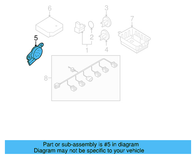 Warning Buzzer 8E0-919-279 - View 38