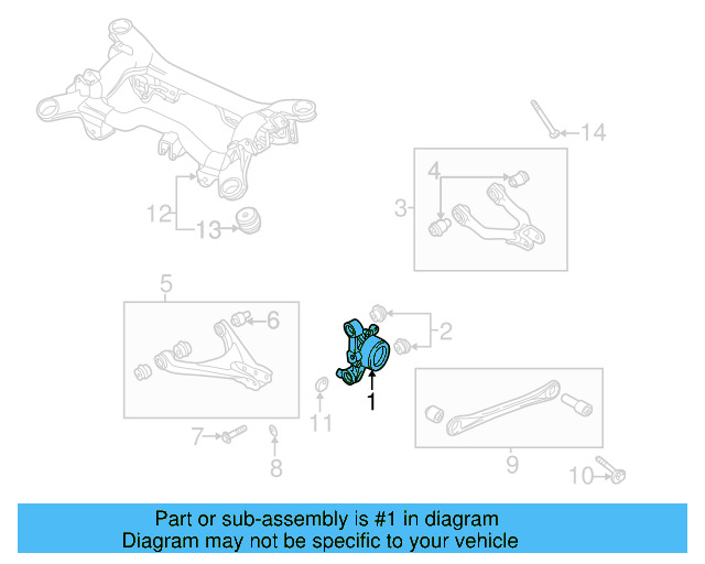 Knuckle 4B0-505-433-A - View 2