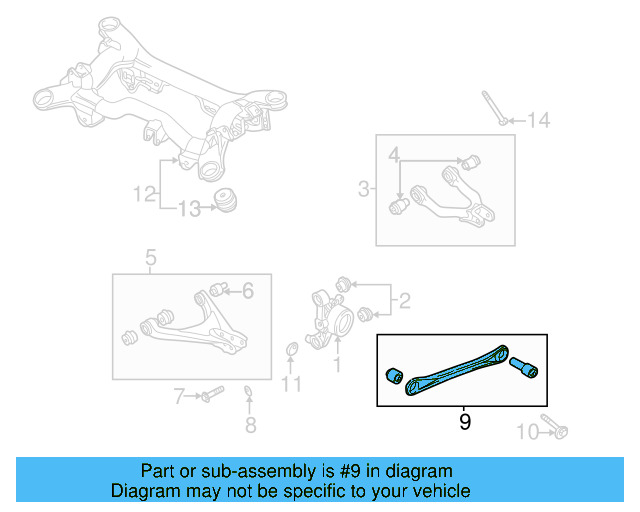 Lateral Arm 3B7-501-530-A - View 2