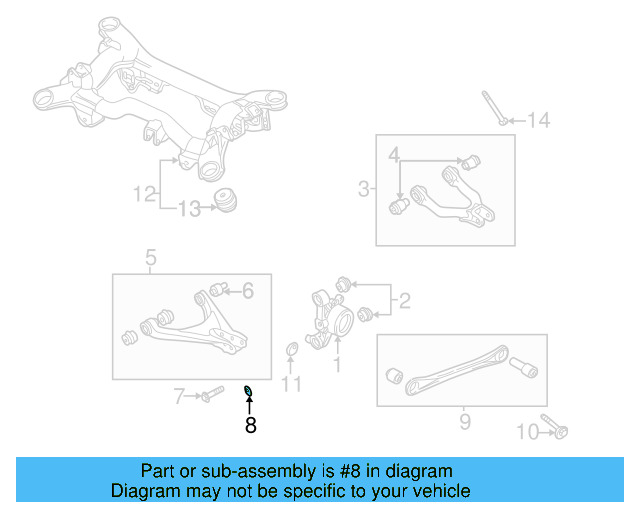 Lower Control Arm Adjust Cam WHT-001-656