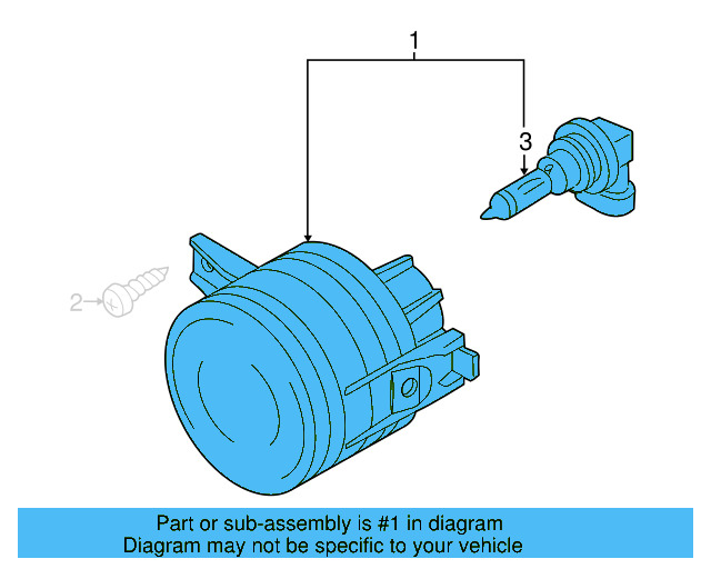 Fog Lamp Assembly 6C0-941-699 - View 6