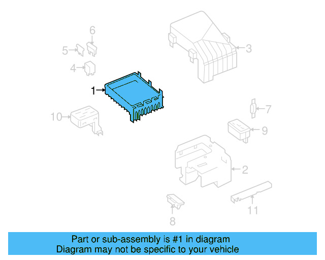 Fuse & Relay Box 1K0-937-125-D - View 7