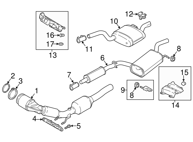 Muffler & Pipe Clamp 1K0-253-141-T - View 68
