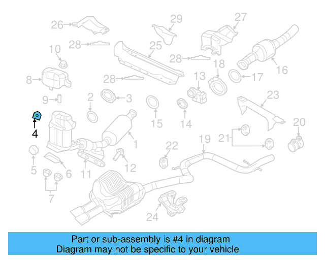 Upper Bracket 6Q0-131-649 - View 2