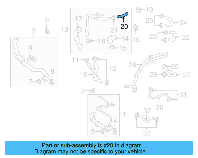 Hose 04L-121-058-G - View 12