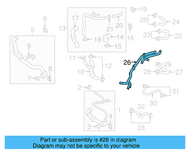 Tube Assembly 5Q0-121-070-AG - View 7