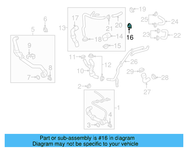 Tube 5Q0-121-070-AF - View 11