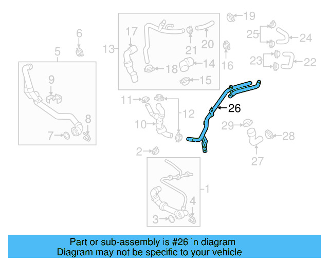 Tube 5Q0-121-070-AF - View 13