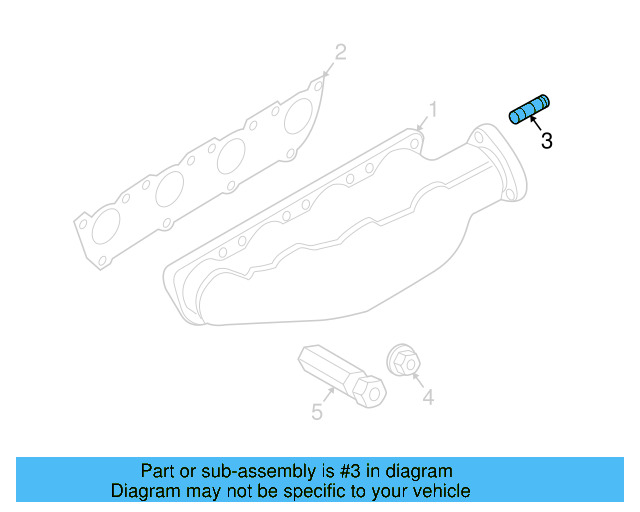 Exhaust Manifold Stud N-044-512-5 - View 11