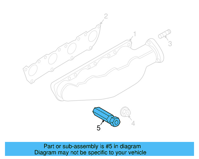 Exhaust Manifold Nut 077-253-158-A - View 10