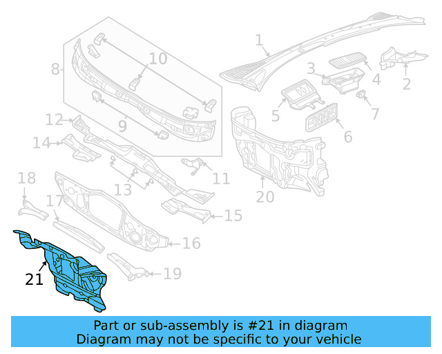 Sound Absorber 1EB-863-354-A - View 4