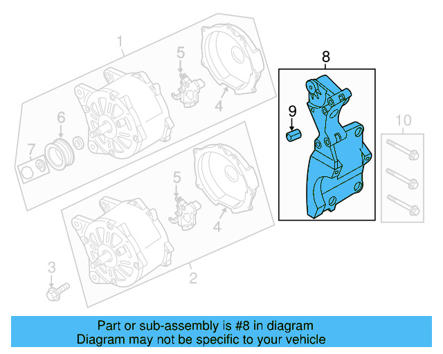 Mount Bracket 06F-903-143-E - View 21