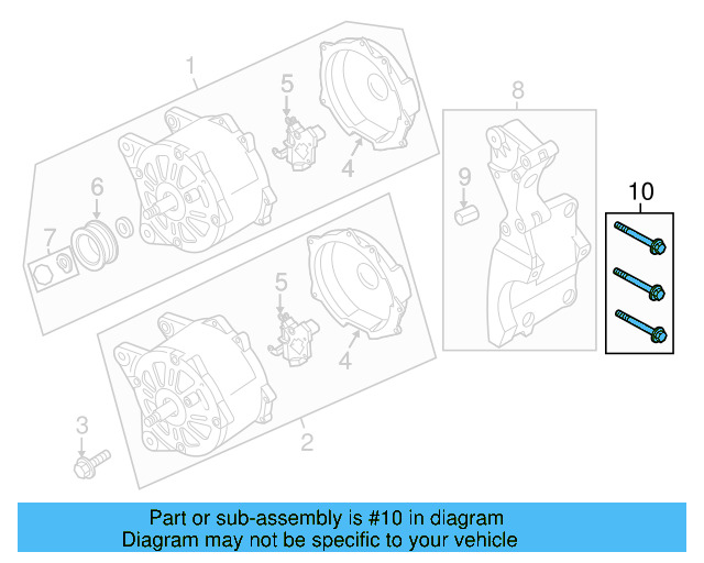 Mount Bracket Mount Bolt N-106-100-01 - View 59