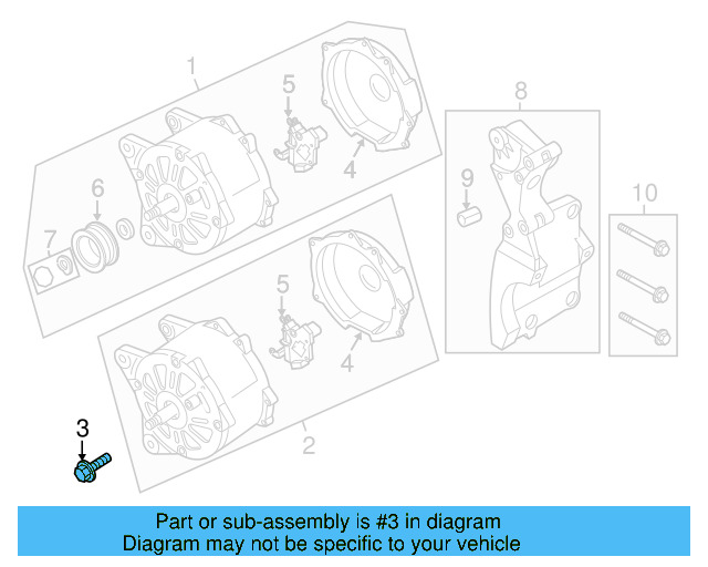 Mount Bracket Mount Bolt N-106-100-01 - View 58