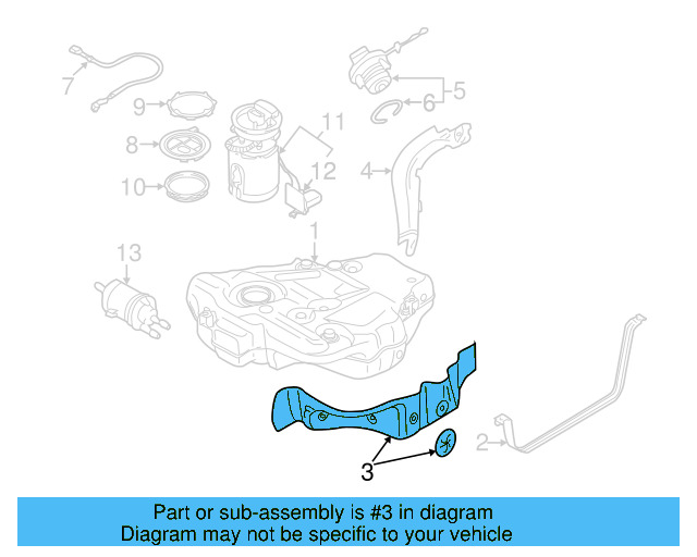 Tank Shield 1Q0-201-307-C - View 49