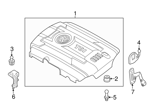 Bracket 06K-103-392-F - View 13