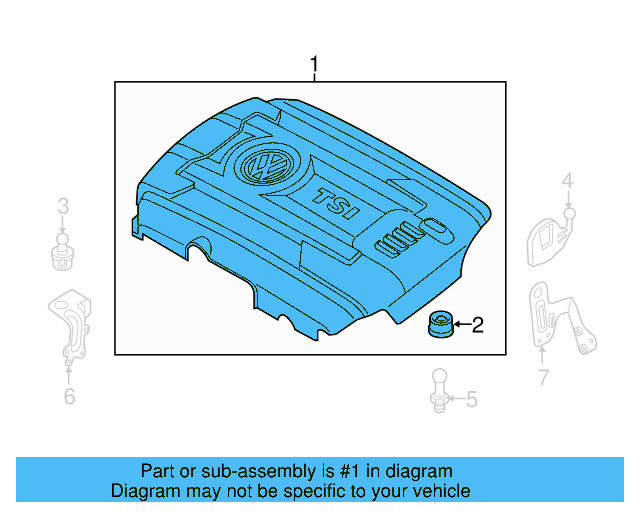 Engine Cover 06K-103-925-BN - View 11