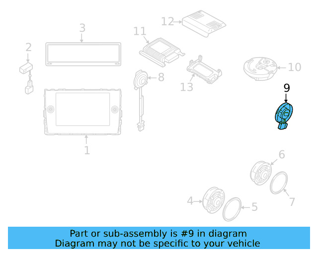 Woofer 6C0-035-621-A - View 3
