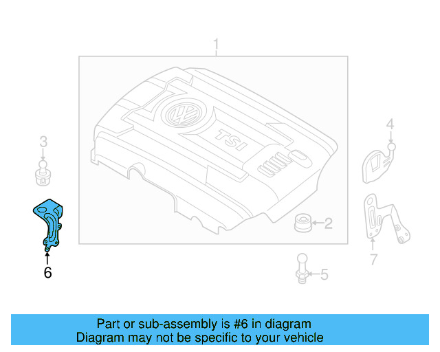 Bracket 06K-103-390-F - View 5
