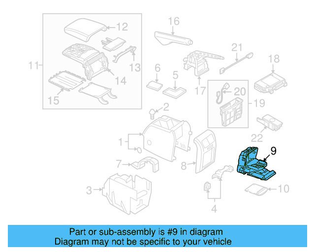 Storage Tray 1K5-863-383-C-81U - View 17