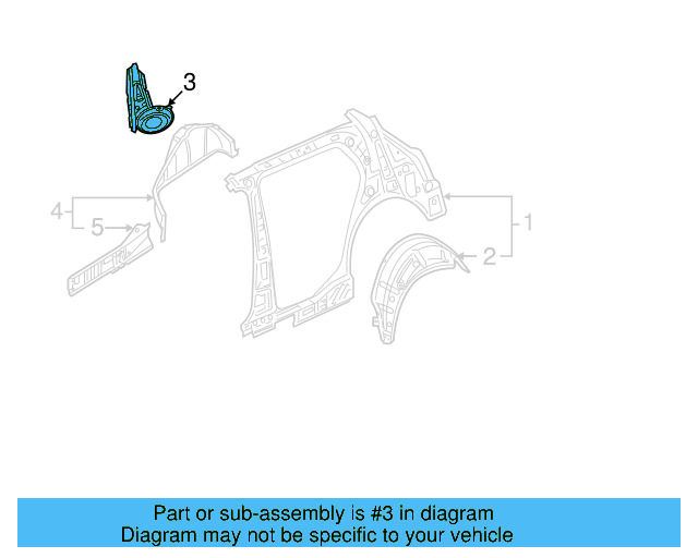 Inner Reinforced 1K6-809-263-B - View 2