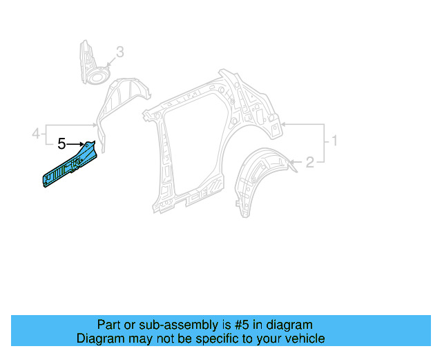 Wheel Housing Bracket 1K0-813-087 - View 8