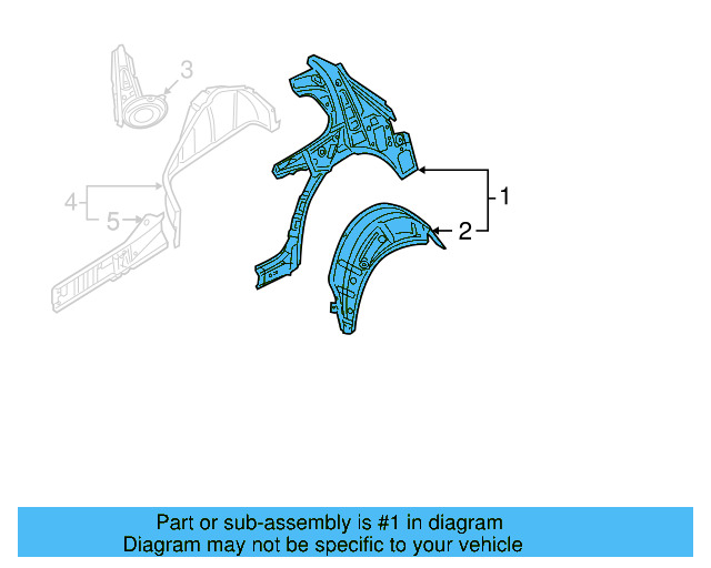 Inner Panel 5K3-809-403-A - View 5