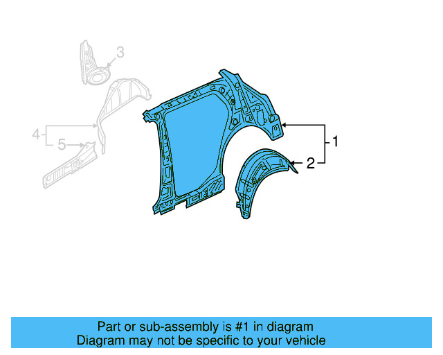 Inner Panel 5K3-809-403-A - View 7