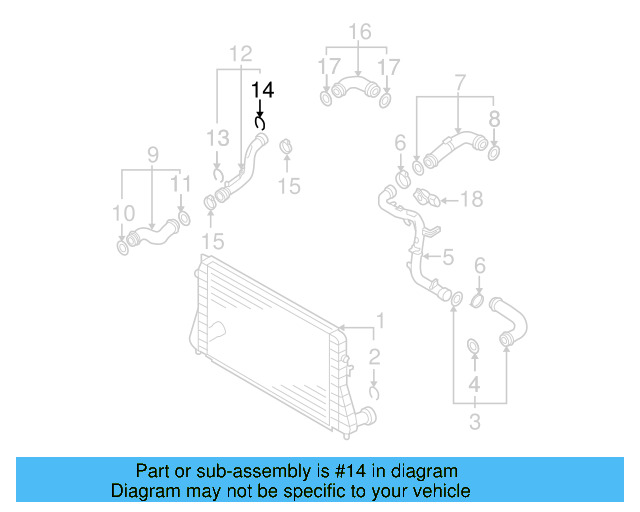 Pressure Hose Retainer Clip 1J0-145-769-H - View 19