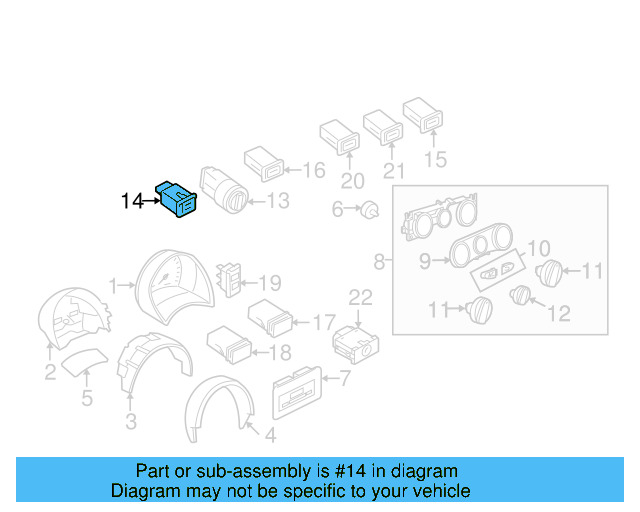 Instrument Light Rheostat 1J0-941-333-B-01C - View 6