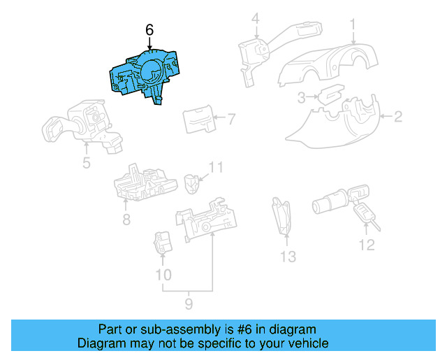 Switch Housing 1K0-905-141 - View 21