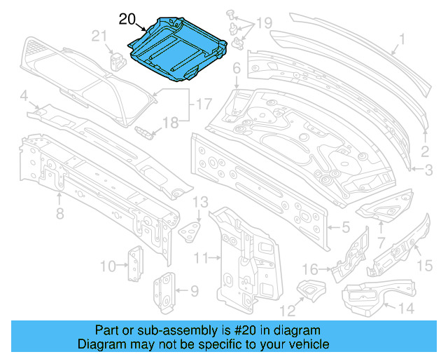 Mount Bracket 5C3-862-953-F - View 4