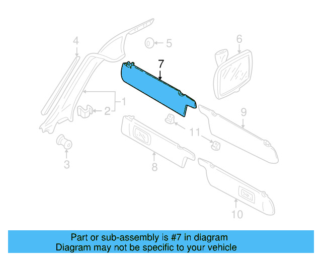 Visor 705-857-552-D-8ZZ