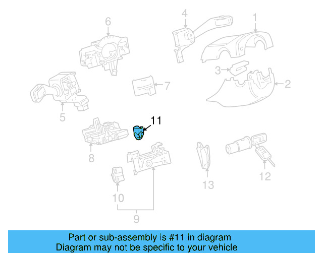 Lock Housing 1K0-905-841 - View 36