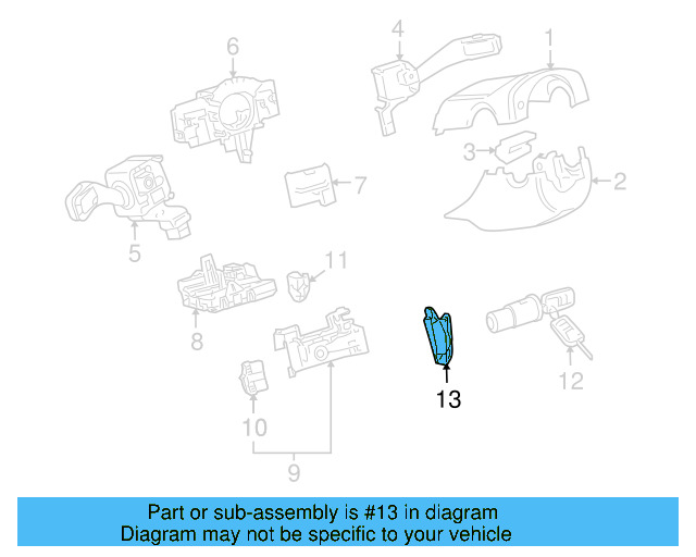 Cylinder Bezel 1K0-905-869-A-9B9 - View 46