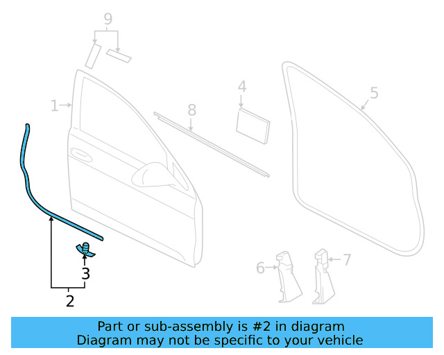 Door Weather 5GM-837-651-A - View 18