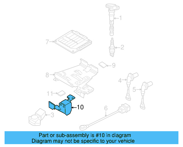 Mount Bracket 1K0-906-214-D - View 18