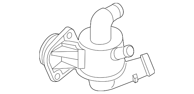 Thermostat Housing 06F-121-111-H - View 4